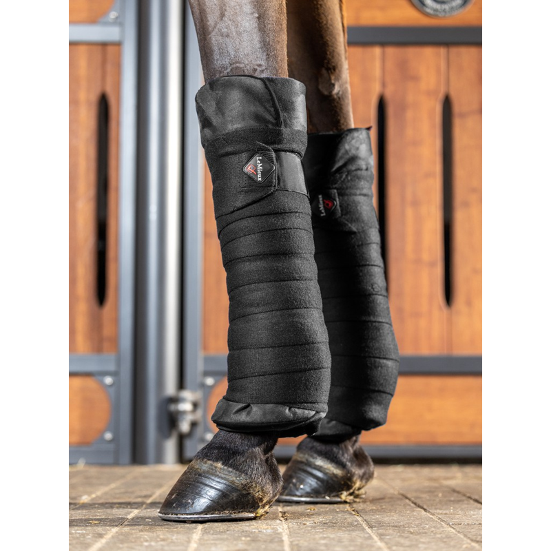 LeMieux Stable Bandages - Black-1